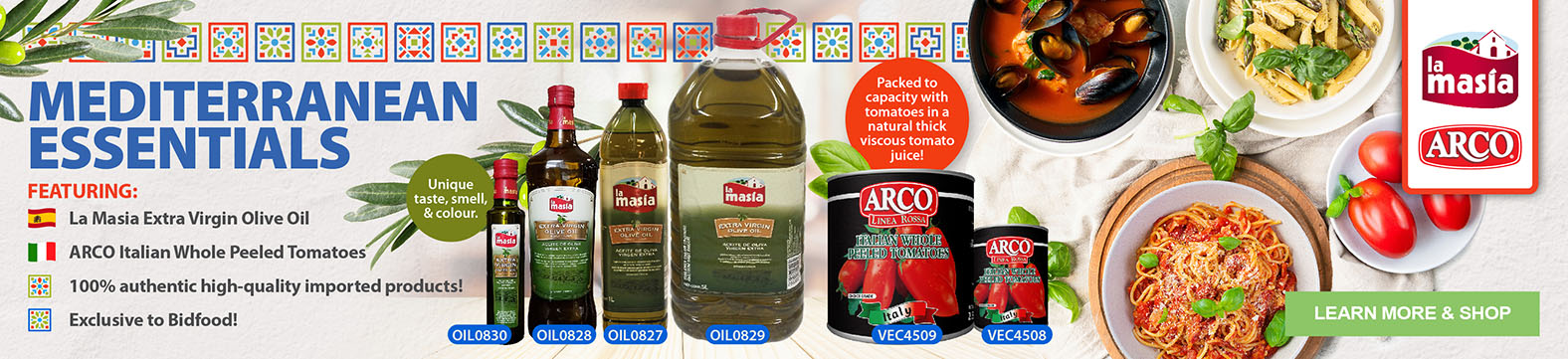 Arco - Mediterranean Essentials - Learn More & Shop