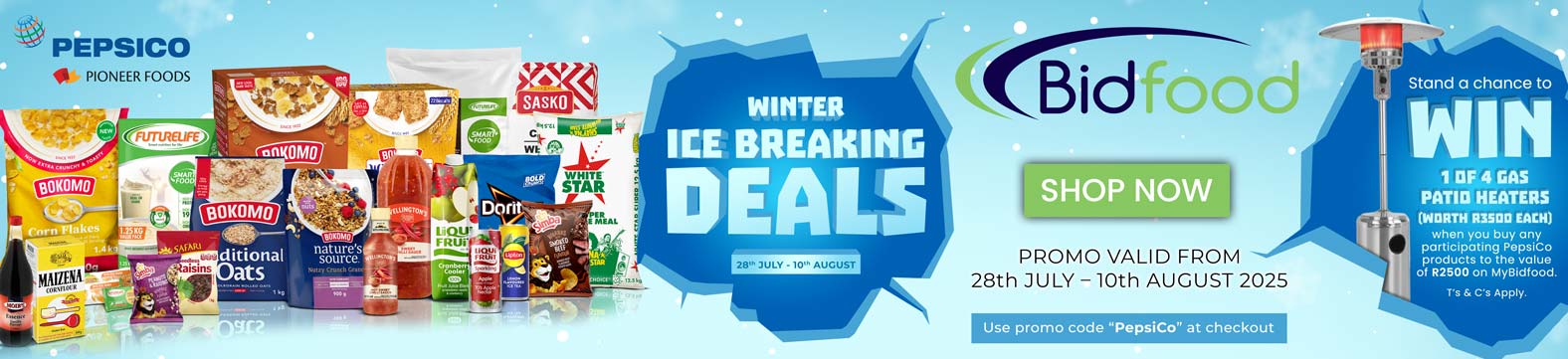 View our Pepsico - Winter Ice Breaking Deals
