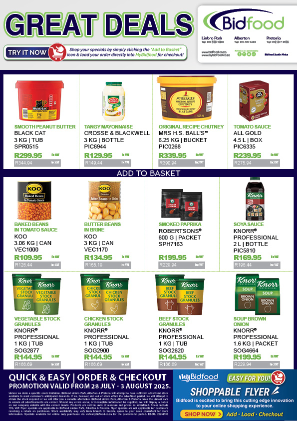 View our Interactive Shoppable Broadsheet Great Deals have never been easier, Add - Load - Checkout