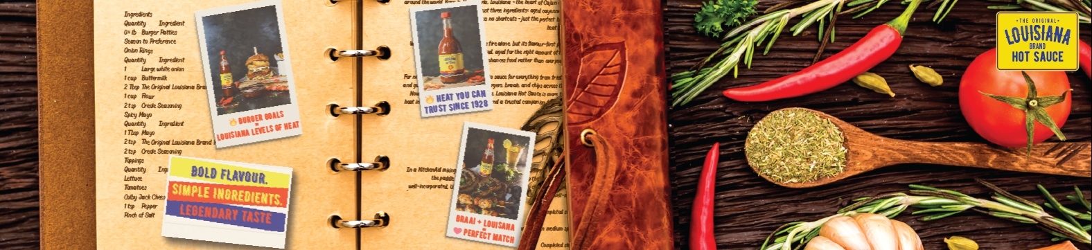 The Original Louisiana Hot Sauce - Bold Flavour. Simple Ingredients. Legendary Taste