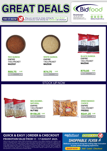 View our Interactive Shoppable Great Deals Broadsheet - Shop Online, Add - Load - Checkout