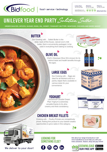Unilever Year End Party Solution Seller - Order Sauces, Spices, Sugar, Eggs, Oil, Honey, Yoghurt, Butter, Seafood, Chicken and more