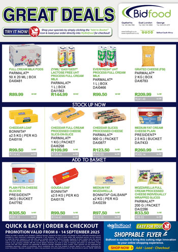 View our Interactive Shoppable Great Deals Broadsheet - Shop Online, Add - Load - Checkout