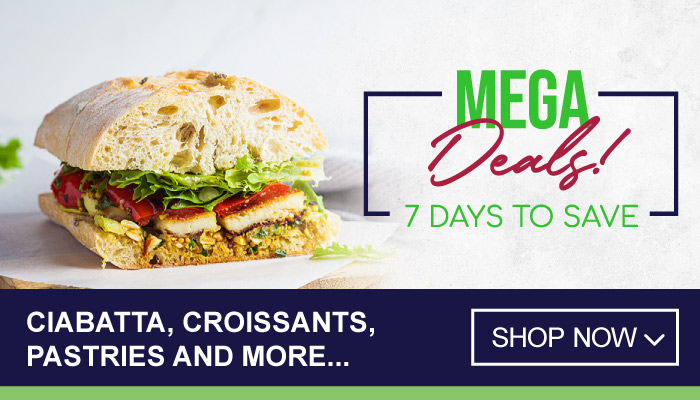 7 Days of Mega Deals on Ciabata, Croissants, Pastries and more - visit MyBidfood to shop now