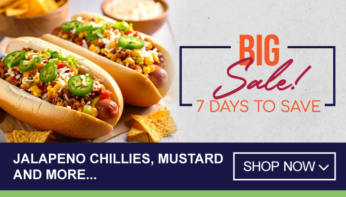7 Days of Big Sales on Jalepeno Chillies, Mustard and more - visit MyBidfood to shop now
