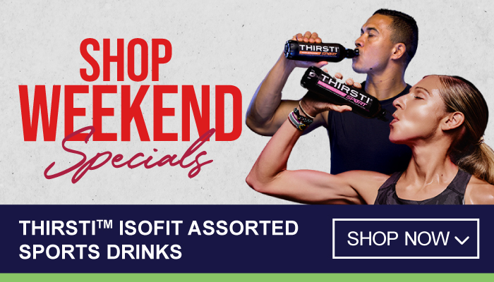 Weekend only Specials on Thirsti Isofit Assorted Sports Drinks - Visit MyBidfood