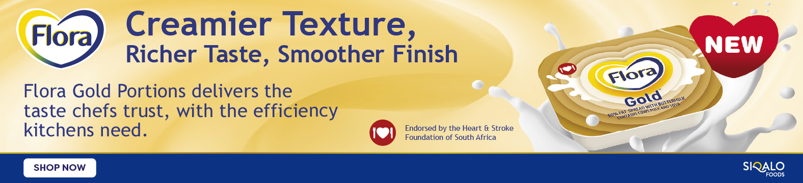 Flora Gold Portions delivers the taste chefs trust, with the efficiency kitchens need