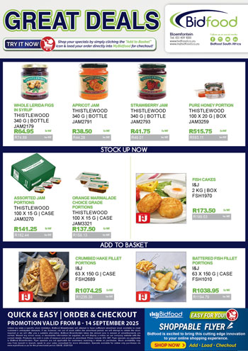View our Interactive Shoppable Great Deals Broadsheet - Shop Online, Add - Load - Checkout