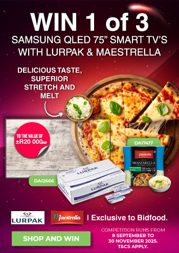 Win 1 of 3 Samsung QLED 75 inch Smart TV's with Lurpak and Maestrella