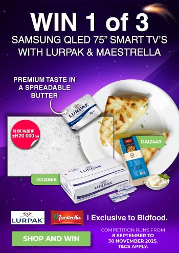 Win 1 of 3 Samsung QLED 75 inch Smart TV's with Lurpak and Maestrella