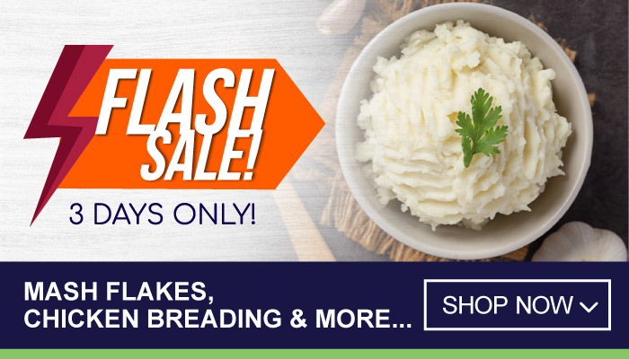 Flash Sale - 3 Days Only on Mash Flakes, Chicken Breading and more - visit MyBidfood