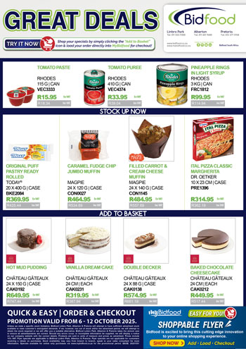 Great Deals on Promotion during 06 September - 12 October 2025 - Viewing online has never been easier