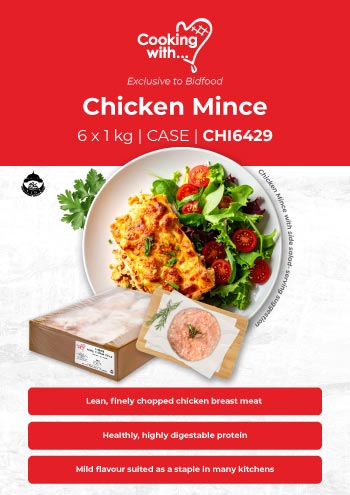 Chicken Mince - Lean, Finely Chopped Chicken Breast Meat - Healthy, Highly Digestable, Mild Flavour and a staple in many kitchens
