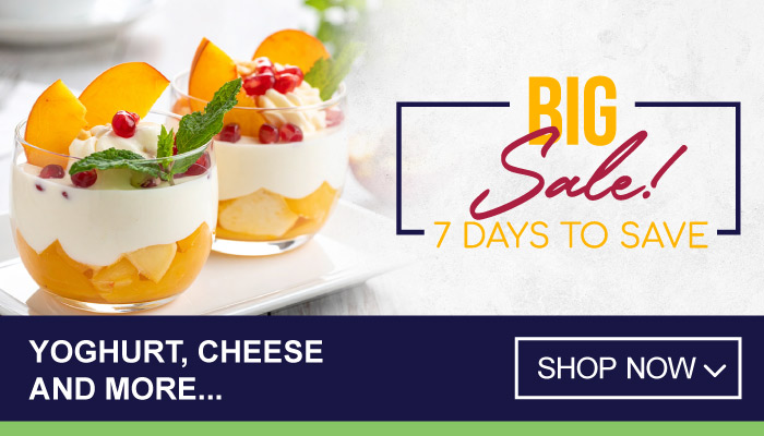 7 Days Big Sales on Yoghurt, Cheese and more - visit MyBidfood to shop now