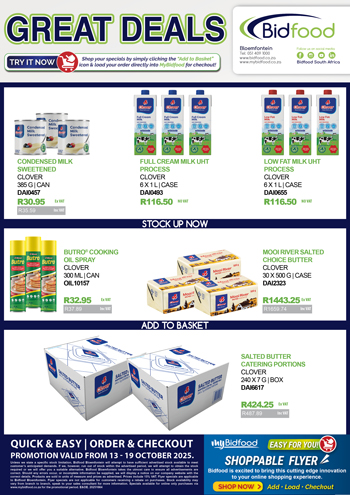 View our Interactive Shoppable Great Deals Broadsheet - Shop Online, Add - Load - Checkout