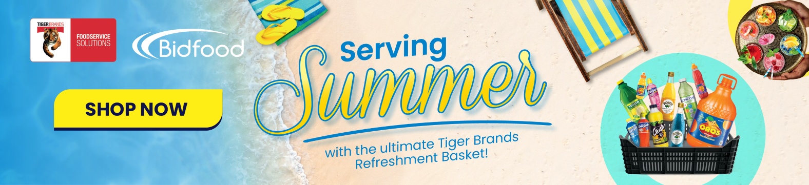 Serving Summer with the Ultimate Tiger Brands Refreshment Basket! - Bidfood Exclusive Online Only Deals