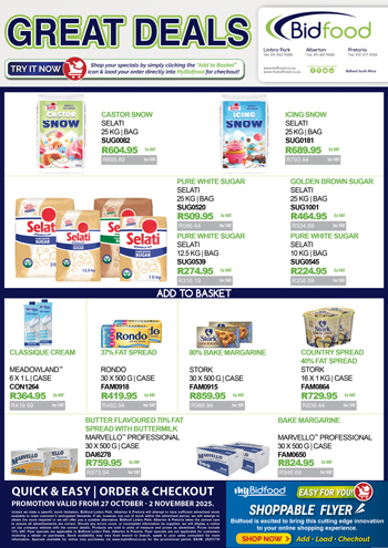 Great Deals on Promotion in our Interactive Shoppable Broadsheet during 27 October - 02 November 2025 - Simply  Add - Load - Checkout