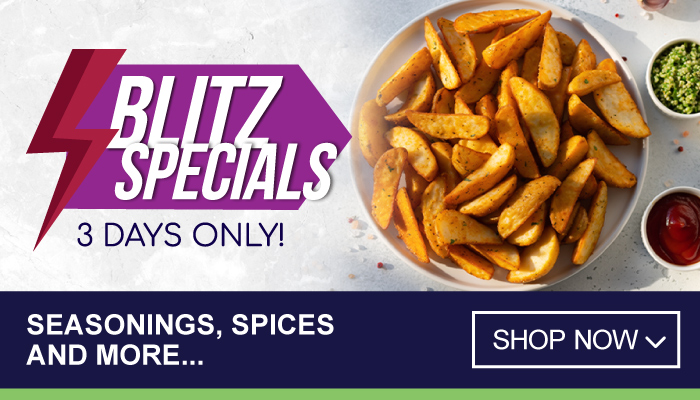 Seasonings, spices and more - Blitz Specials for 3 days only.