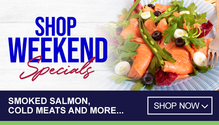 Weekend Specials on Smoked Salmon, Cold Meats and more - visit MyBidfood to shop now
