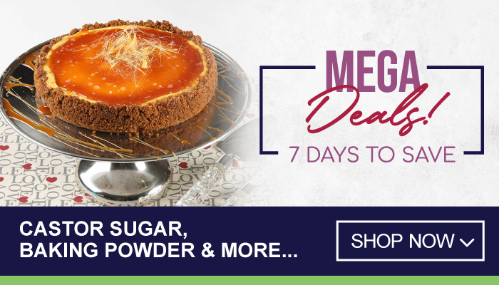 7 Days Mega Deals on Castor Sugar, Baking Powder and more - visit MyBidfood to shop now