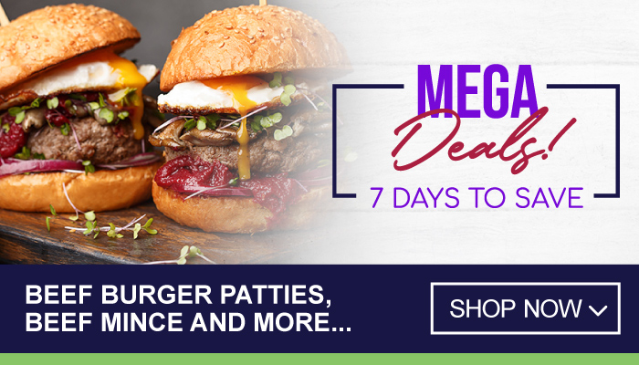 Mega deals on beef burger patties, beef mince and more – visit MyBidfood to shop now