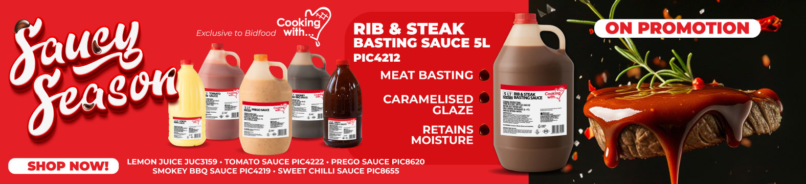 Rib & Steak Basting Sauce - Caramelised Glaze - Halaal and Kosher
