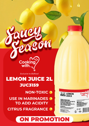 2l Lemon Juice - Non-toxic degreaser - Used in marinades to add acidity - citrus fragrance 
