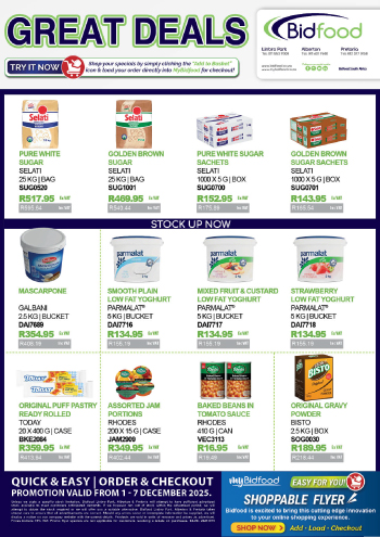 Great Deals On Promotion During 1 - 7 December 2025 - Viewing Online Has Never Been Easier