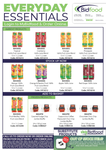 Everyday Essentials Promo From 1 - 7 December 2025 - Viewing Online Has Never Been Easier