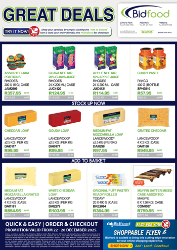 View Our Interactive Shoppable Flyer - Back to Back Deals From 15 December 2025 - 04 January 2026 - Add, Load & Checkout