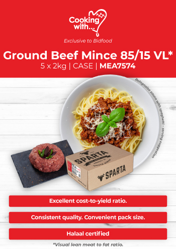 Ground Beef Mince - Consistant quality, convenient pack size - Halaal Certified