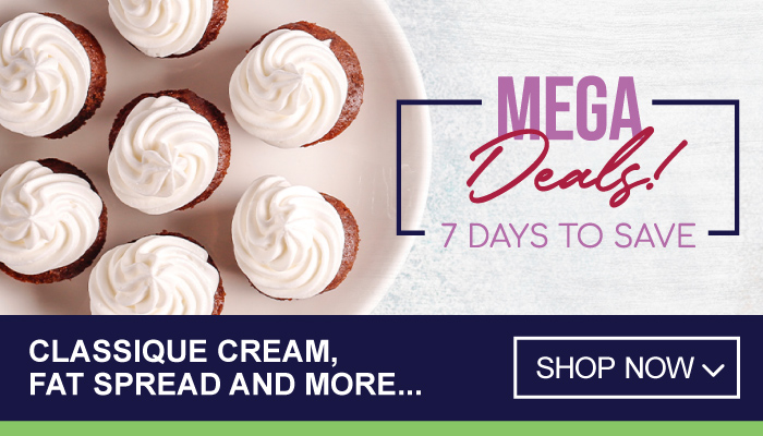 7 Days Mega Deals on Classique Cream, Fat Spread and more - visit MyBidfood to shop now