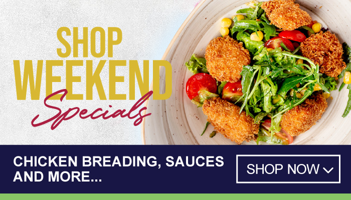 Weekend Specials on Chicken Breading, Sauces and more - visit MyBidfood to shop now