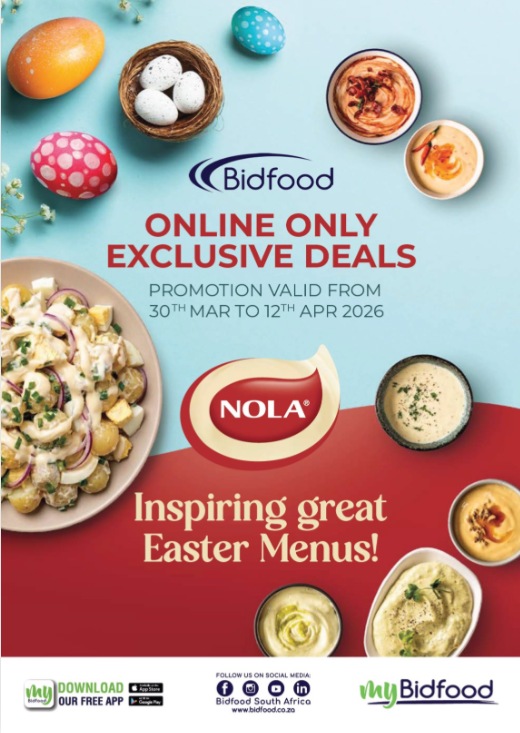 Nola - Online Only Exclusive Deals - Promotion Valid From 30 March to 12 April 2026 - Inspiring great Easter Menus!