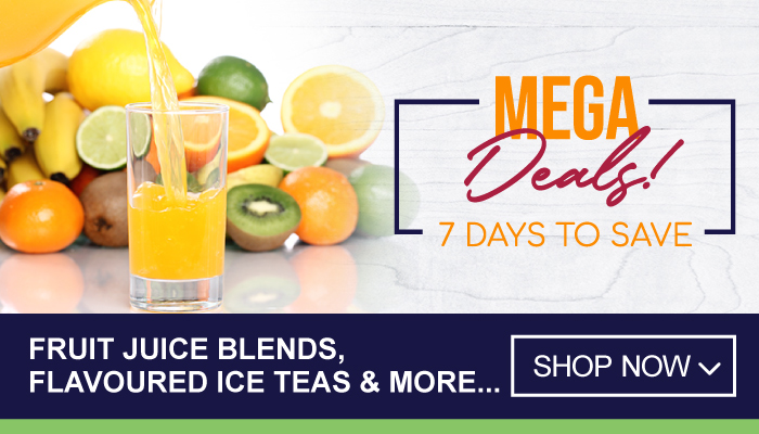 7 Days Mega Deals on Fruit Juice Blends, Flavoured Ice Teas and more - visit MyBidfood to shop now