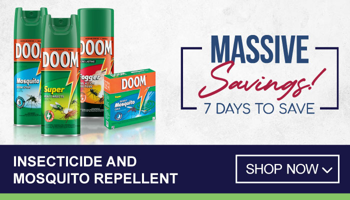 7 Days Massive Savings on Insecticide and Mosquito Repellent - visit MyBidfood to shop now