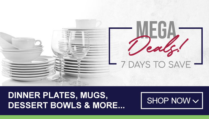 7 Days Mega Deals on Dinner Plates, Mugs, Dessert Bowls and more - visit MyBidfood to shop now