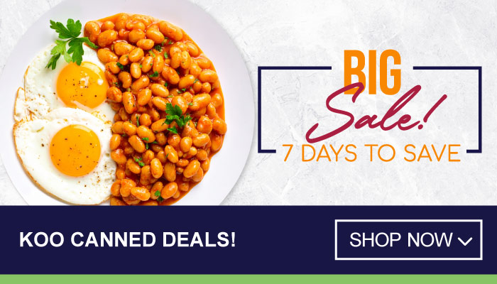 7 Days Big Sale on Koo Canned Deals - visit MyBidfood to shop now