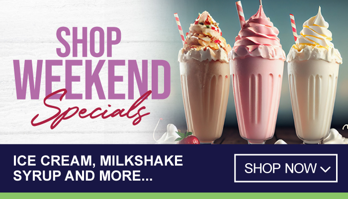 Weekend Specials on Ice Cream, Milkshake Syrup and more – visit MyBidfood to shop now