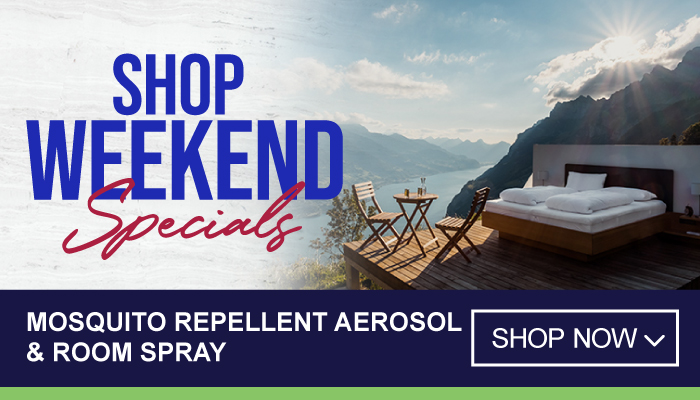 Weekend Specials on Mosquito Repellent Aerosol and Room Spray - visit MyBidfood to shop now