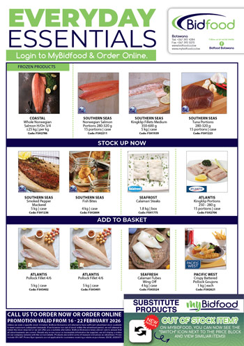 Everyday Essentials on Promotion During 16 - 22 February 2026 - Stock Up Now and Order Online at MyBidfood