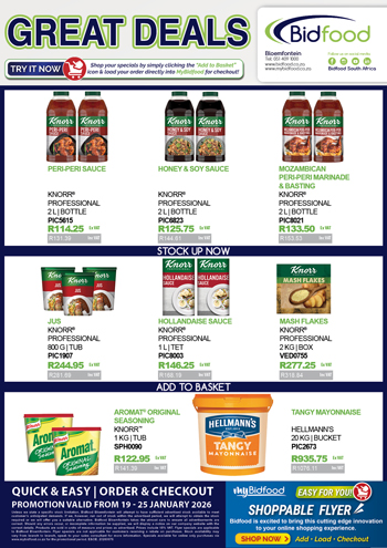 Great Deals on Promotion During 19 - 25 January 2026 – View Our Interactive Shoppable Flyer and Shop Online With Ease