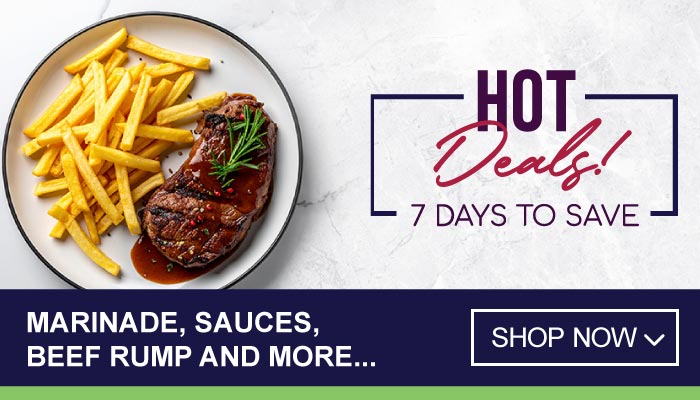 7 Days Hot Deals on Marinade, Sauces, Beef Rump and more - visit MyBidfood to shop now