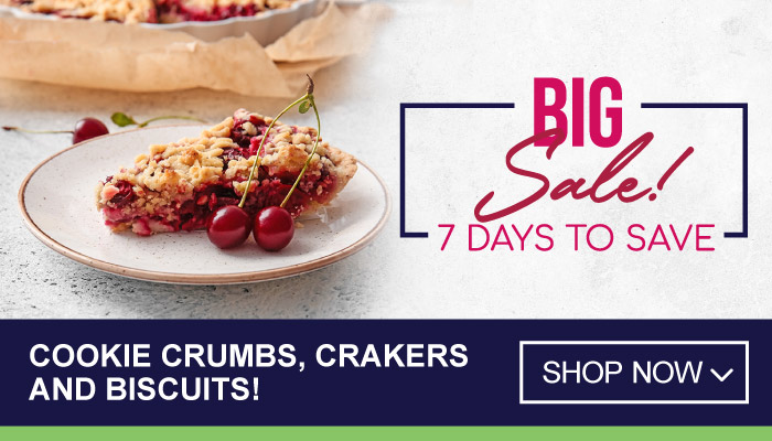 7 Days Big Sale on Cookie Crumbs, Crakers and Biscuits - Visit MyBidfood To Shop Now