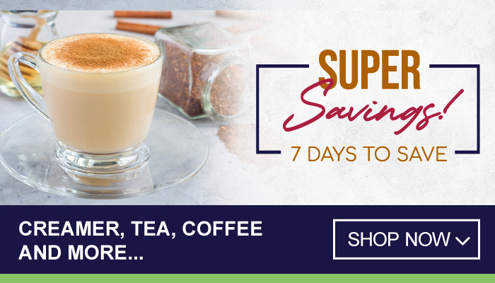 7 Days Super Savings on Creamer, Tea, Coffee and more - visit MyBidfood to shop now