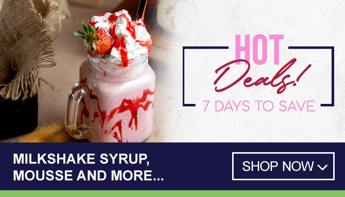 7 Days Hot Deals on Milkshake Syrup, Mousse and more - visit MyBidfood to shop now