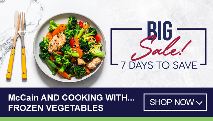 7 Days Big Sale on McCain And Cooking With Frozen Vegetables - visit MyBidfood to shop now