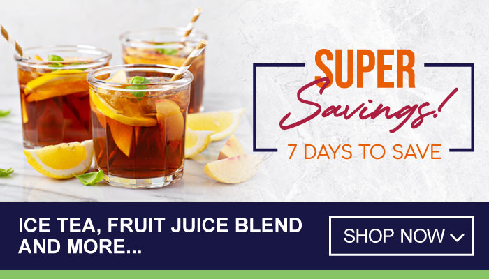 7 Days Super Savings on Ice Tea, Fruit Juice Blend and more - visit MyBidfood to shop now