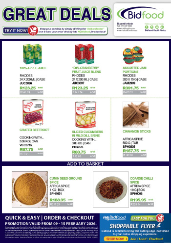 Great Deals on Promotion During 09 - 15 February 2026 - Viewing Online Has Never Been Easier