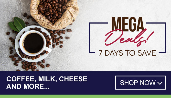 7 Days Mega Deals on Coffee, Milk, Cheese and more - visit MyBidfood to shop now